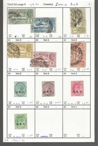 INDIA...BOB...Sc #C1-C6; MR2/MR21...M & U...1900/30...10 Diff...SCV $49.40 - Picture 1 of 1