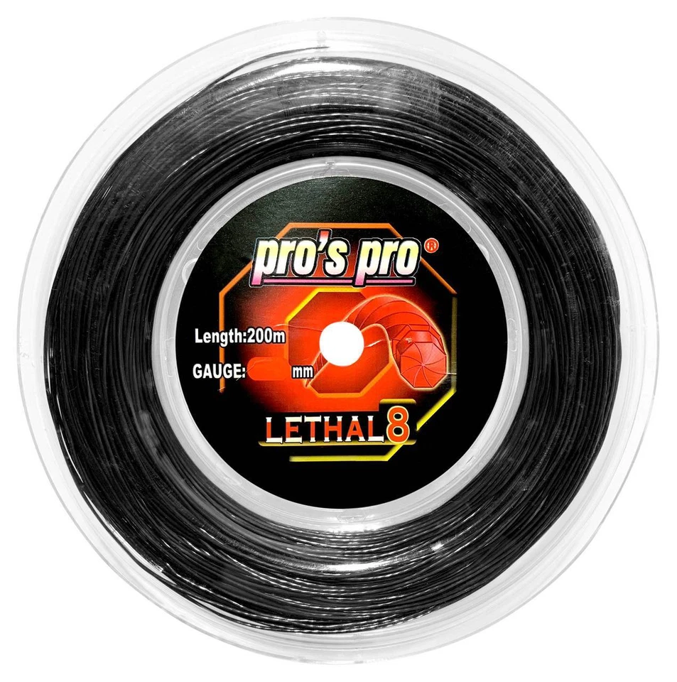 Pro's Pro Lethal 8 16L 1.24mm Tennis Strings 200M Reel - Image 1 of 1