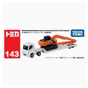 Tomica 143 Hitachi Construction Machinery Super Long Front Excavater ZX210-7 New - Picture 1 of 5