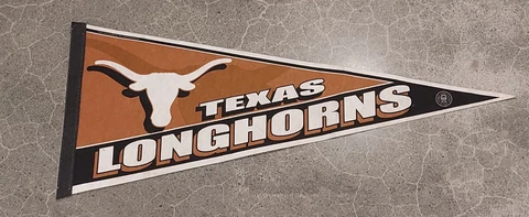 Texas Longhorns Pennant, University Of Texas Football Flag Cover