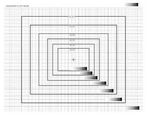 Magnetic Copy Board Reproduktions-Vergrößerungsrahmen 60 x 80 cm oder Folie! - Bild 1 von 7