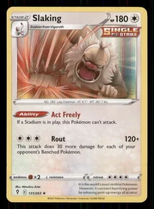 Slaking SWSH07: Evolving Skies #131/203 Holo Rare Pokemon LP - Picture 1 of 2