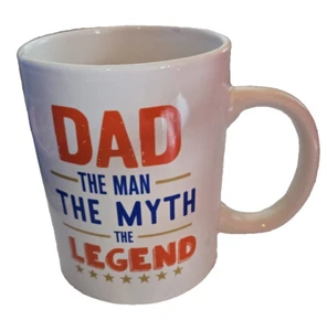 Dad The Man The Myth The Legend Ceramic Father's Day Coffee MugCup Royal Norfolk - Picture 1 of 2
