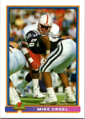 1991 Bowman #142 Mike Croel NearMint/Mint - Image 1 of 2