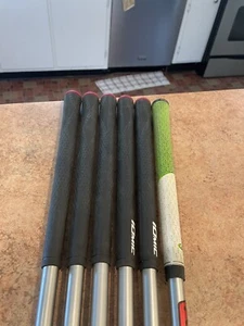 Juego de 6 puntas de hierro rígido KBS Tour C Taper 120 .355 con empuñaduras sin cabezales - Imagen 1 de 7