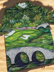 Polo Dri-Fit de golf Valentino Dixon Augusta Masters - L - Imagen 1 de 11