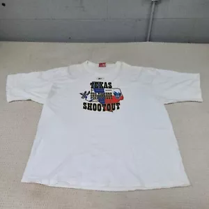 San Antonio Spurs Shirt Adult 2XL White NBA TX Shootout Western Finals '03 Mens - Picture 1 of 16