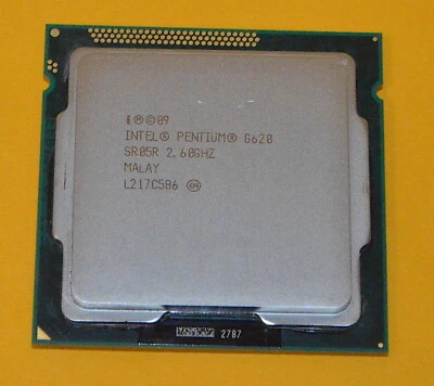 Intel Pentium G620 "Sandy Bridge" Processor, 2.6gHz *Used, Working* - Image 1 of 2