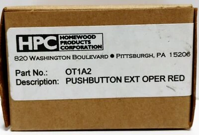 Pulsador rojo Westinghouse OT1A2 Foto 1 de 3
