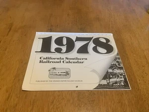 1979 California Southern Railroad Calendar Orange Empire Railway Museum Promo Ad - Picture 1 of 15