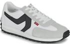 Levi's Mens Suede Trainers Stryder Red Tab White Black Shoes