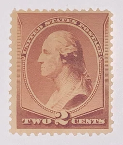 TRAVELSTAMPS: 1881-82 US Stamps Scott # 210, Washington, mint, no gum, unused - Picture 1 of 6