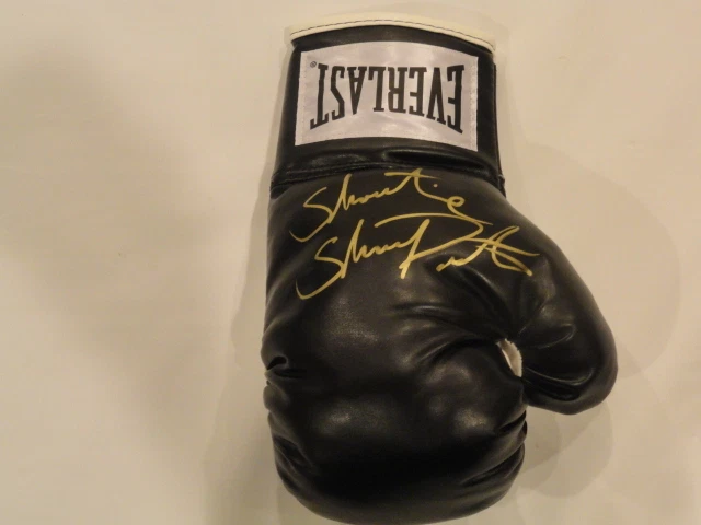 SHOWTIME SHAWN PORTER SIGNED BLACK EVERLAST BOXING GLOVE CHAMPION - Image 1 of 1
