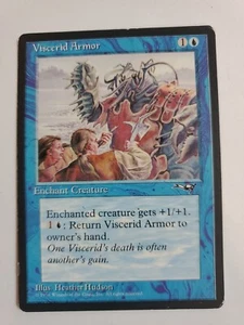 MTG Magic The Gathering Card Viscerid Armor Enchant Creature 1x Blue Alliances - Picture 1 of 2