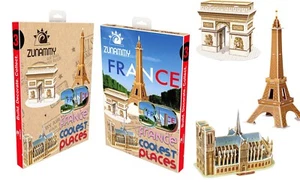 Zunammy Francia Viaje - Rompecabezas 3D Modelo emergente / Juego de 3 piezas - Imagen 1 de 9
