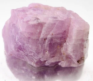 2.2oz UV ACTIVE Kunzite Nigeria Purple Lilac Raw Natural Rough Crystal Mineral - Picture 1 of 9