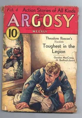 Argosy Part 4: Argosy Weekly Feb 4 1933 Vol. 236 #1 GD Low Grade - Image 1 of 3