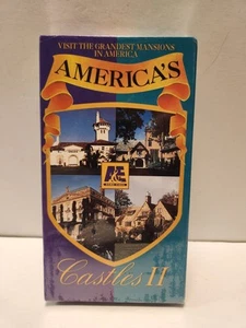 Americas Castles 2 II VHS 1995 A&E Brand New Factory Sealed Travel Free Shipping - Foto 1 di 5