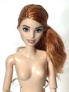 "Muñeca desnuda MATTEL FASHIONISTA BARBIE PELO ROJO OJOS GRISES ARTICULADOS 11,5""" - Imagen 1 de 3