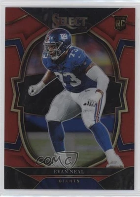 2022 Panini Select Concourse Red Prizm /99 Evan Neal #83 Rookie RC - Image 1 of 2