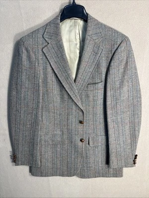 Xadrez Colours Alexander Julian 39R British Isles lã 2 botões de couro tweed - Imagem 1 de 4