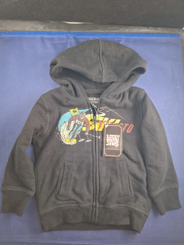 Lucky Brand Jeans Sudadera con Capucha Cremallera Completa Sudadera Yumoto Esquí 18-24 Meses Bebé *16FB Foto 1 de 4