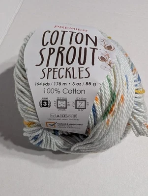 1 bola de hilos Premier algodón brotes motas hilo primario 2086-01 Foto 1 de 3