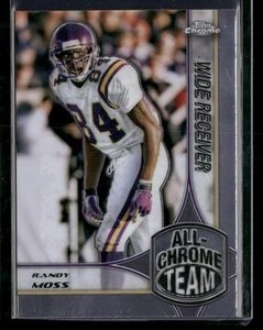 2024 Topps Chrome #ACT-5 Randy Moss All Chrome Team Minnesota Vikings - Picture 1 of 2