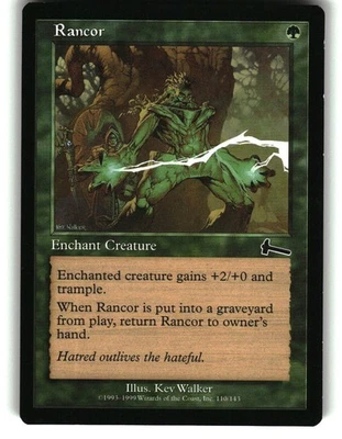 Magic The Gathering - Urza's Legacy Rancor 110 Common 1999 - Image 1 of 2