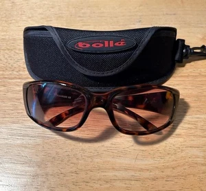 Authentic Womens Bolle Habu 1790508095 Brown Tortoise France Sunglasses - Picture 1 of 10