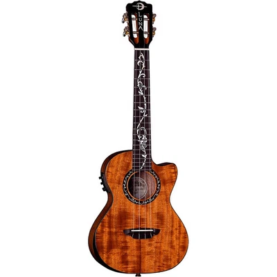 Luna Guitars Vineyard Koa Tenor Acoustic-Electric Ukulele Gloss Natural - Image 1 of 4