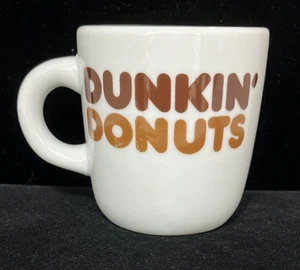 Taza de café Dunkin Donuts gruesa de 3,5" vintage de los años 70 Arbor International Taiwan - Imagen 1 de 6