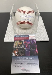 TONY KUBEK Autogramm signed OMLB Baseball! JSA COA, Yankees 1957-1965 #10 insc - Bild 1 von 6