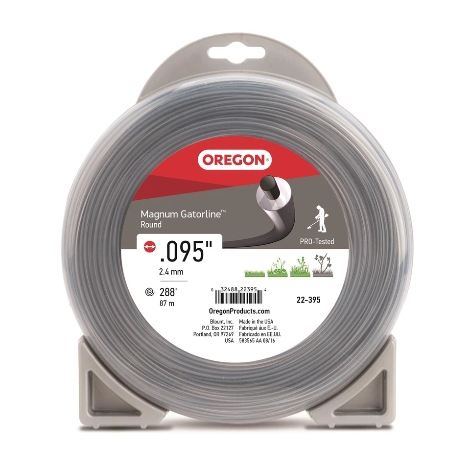 Oregon 22-395 Magnum Gatorline 1lb Coil of .095" Round String Trimmer Line - Image 1 of 1