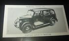 1953 MORRIS OXFORD TAXI CAB  Orig Cereal Trading Card