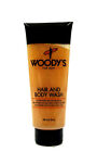 Woody's For Men Hair & Body Wash All Purpose Body Wash Hair & Skin 10 oz
