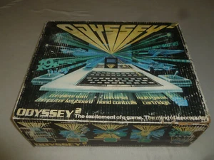 BOXED MAGNAVOX ODYSSEY 2 SYSTEM & GAME LOT SPEEDWAY SPIN-OUT CRYPTO-LOGIC SET  - Picture 1 of 11