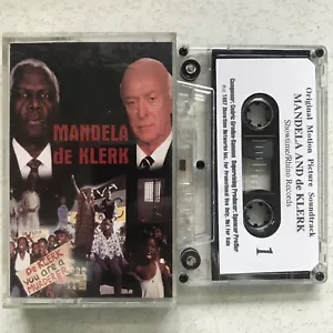 Mandela De Klerk Soundtrack Cassette Tape PROMO - VERY RARE Showtime Rhino - Picture 1 of 3
