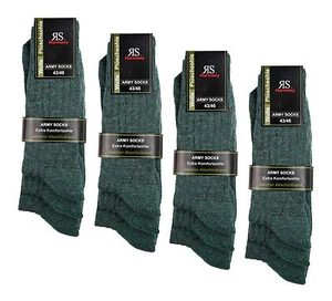 Original ARMY SOCKEN, grün, hoher Wollanteil, extra warm, Größe. 39 - 50 (33327) - Bild 1 von 3