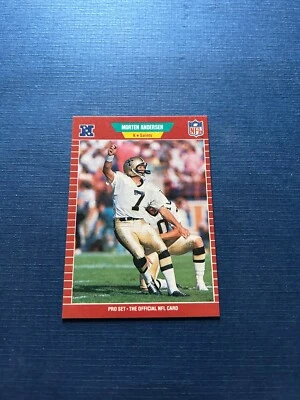 1989 Pro Set Football Morten Andersen #261 HOF  Set Break NM-MT - Image 1 of 2