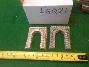 2 X Z Scale Tall Style Tunnel Mouths, Single Track, Painted - Picture 1 of 4
