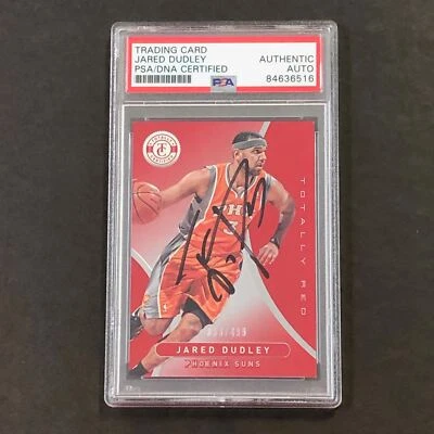 2012-13 Panini Totally Certified #257 Jared Dudley Signed Card PSA Slabbed Suns - Image 1 of 2