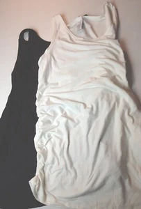 Lot of 2TIME AND TRU MATERNITY STRETCH White/Black Sleeveless Tanks Sz XL 16/18 - Picture 1 of 5