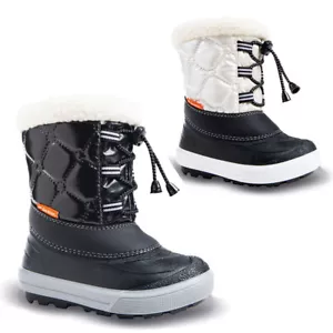 DEMAR Kinder Winterstiefel Winterschuhe mit WOLLE Schneestiefel Snowboots FURRY - Bild 1 von 3