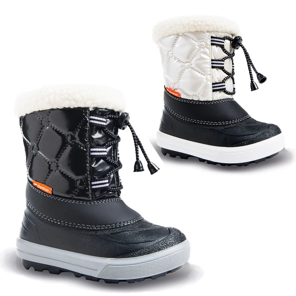 DEMAR Kinder Winterstiefel Winterschuhe mit WOLLE Schneestiefel Snowboots FURRY - Bild 1 von 1