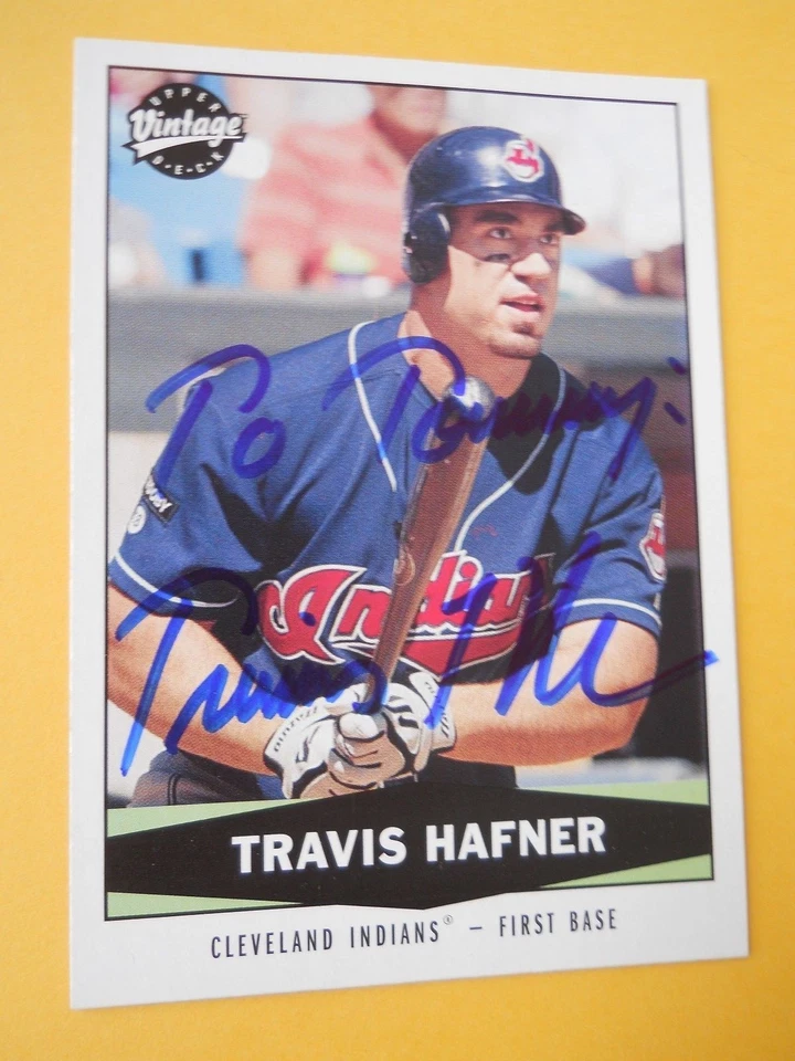 Travis Hafner - 2004 U.D. Vintage Baseball card # 217 - Cleveland Indians - 1B - Image 1 of 1