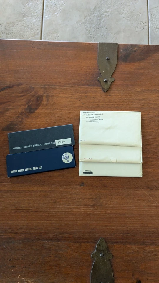 1965 1966 1967 Special Mint Sets and 1968 and 1969 Mint Sets, 5 sets - Image 1 of 1