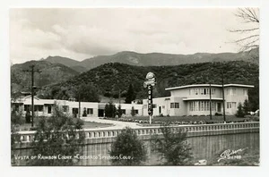 Rainbow Court Motel Colorado Springs Sanborn S-1748 Unposted Circa 1950s - Picture 1 of 2
