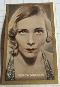 Schauspielerin GERDA MAURUS | Film-Foto - Sammelbild / Trading Card #3384