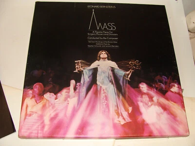 Leonard Bernstein Mass 2 LP Box Set 1971 with Booklet Columbia M2 31008 Schwartz - Image 1 of 4